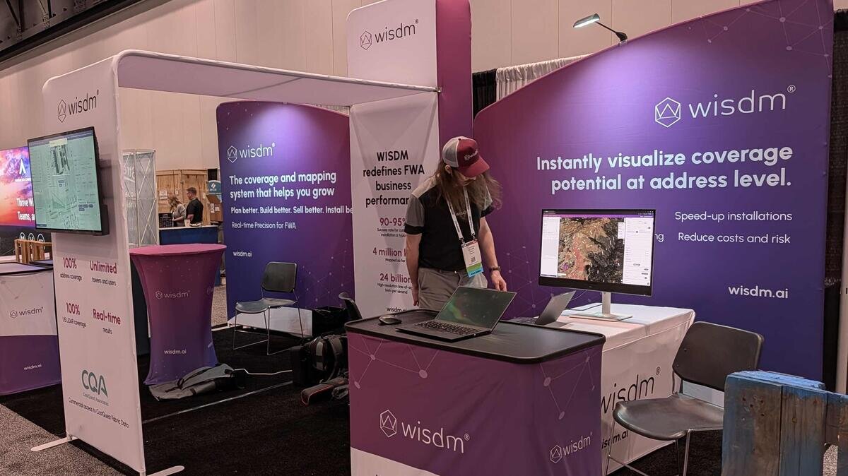 WISDM ISPAmerica exhibition stand